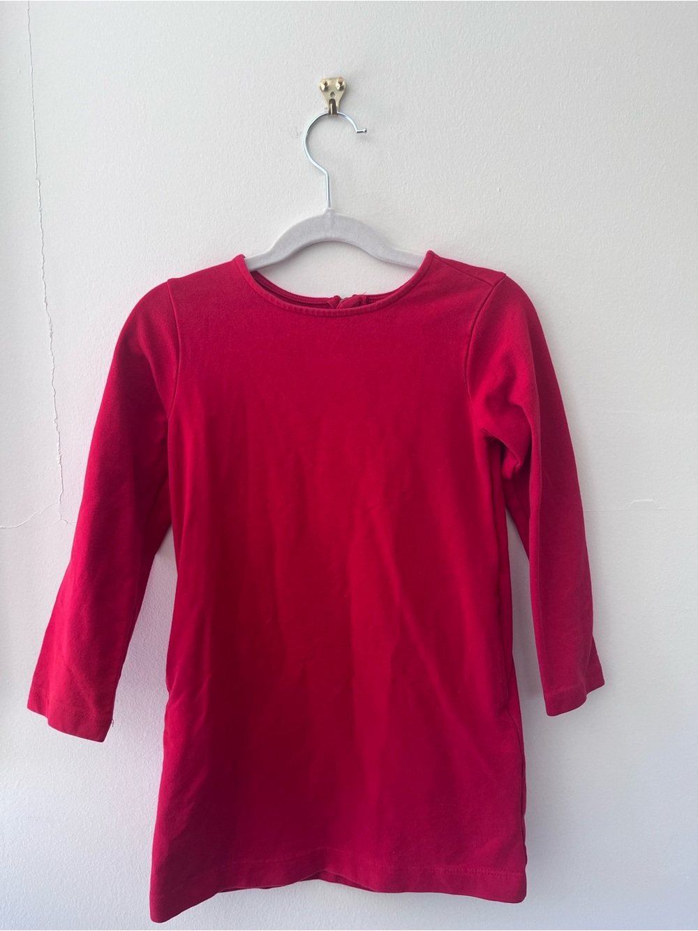 Primary | Red Kids Cozy Dress | 4-5